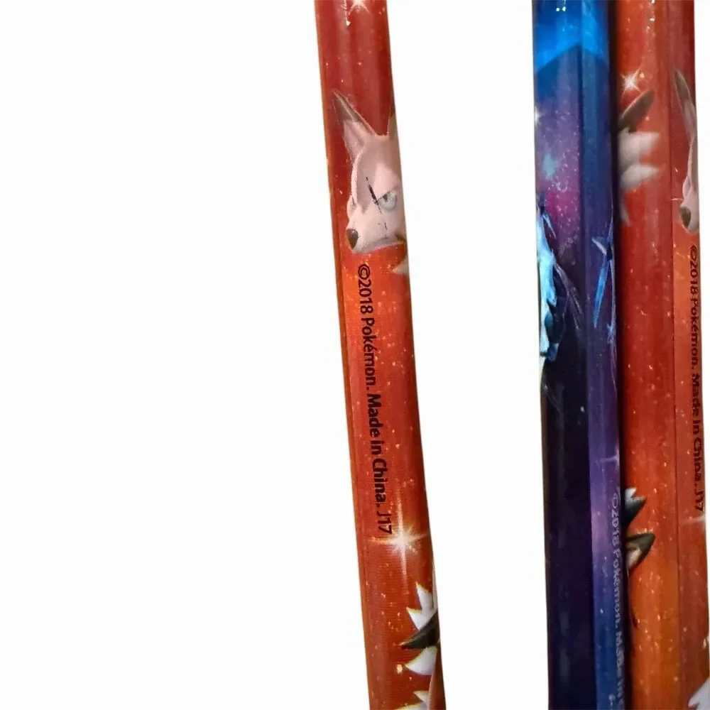 2018 Nintendo Pokemon Pencils Set Of 4 Pencils Unsharpened New